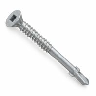 Self Drilling Screw (Sds) Cl 3 Square Drive Countersunk/Rib Head Wing 10-16 X 40mm Pack 100