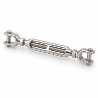 Jaw/Jaw Pipe Turnbuckle G316/A4 SS with Lock Nut 10