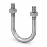 Round U Bolt with 2 Nuts HDG 1 1/2" 38NB BSW 3/8"x1 15/16"x1 15/16"