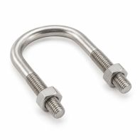 G304 U Bolt w/Nut Washer Keeper M8x80mm