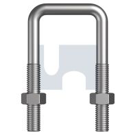 HDG SQ U-BLT KIT:M10X42X86