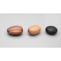 Pebble Medium Oak Lacquered 76mm L x 55mm W