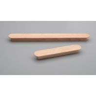 Ribe Handle 128mm C to C, O/A 156mm Oak Unfinished