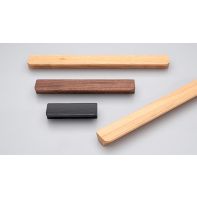 Ante Handle 64mm C to C 80 O/A Ash Black Stain