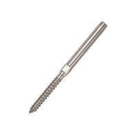 Lag Screw Swage Terminal L/H Stainless Steel G316 M3.2