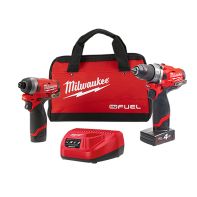 Milwaukee M12FPP2A-421B 12V Cordless FUEL 2 Piece 4.0Ah Kit