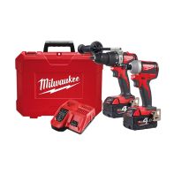 Milwaukee M18BLPP2A2-402C 18V Cordless Brushless 2 Piece 4.0Ah Kit