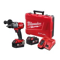 NLA Milwaukee M18FPD2-502C 18V Cordless GEN 3 FUEL Hammer Drill Driver 5.0Ah Kit