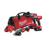 NLA Milwaukee M18FPP3B2-502B 18V Cordless FUEL 3 Piece 5.0Ah Kit