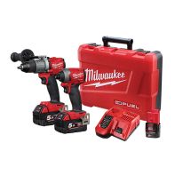 Milwaukee M18ONEPP2B2-502C 18V Cordless FUEL ONE-KEY 2 Piece 5.0Ah Kit with Bonus M12B3