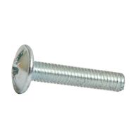 Washer head screw, M4 x 6mm, zinc plated, box of 1000