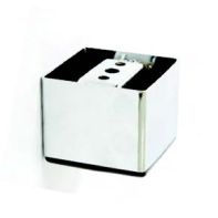 Furniture leg "Marco", square, 60mm sq, chrome, each