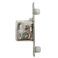 Single-wall metal drawer front bracket, dowel-fix, pair