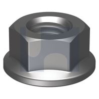 Flanged Non Serrated Lock Nut CL 8 Galvanised M24