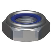 GR2 Z/P NYLOC NUT THIN: 1/4UNF