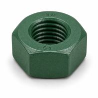 2-1/2" ASTM-A194 2H Nuts Z/P PTFE Green