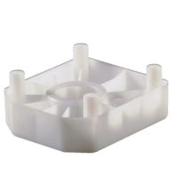 ADJUSTABLE LEG KNOCK-IN BASE WHITE