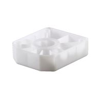 ADJUSTABLE LEG SCREW-ON BASE WHITE