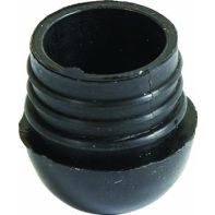 Tube closures, round grip, domed