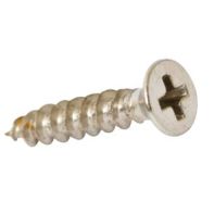 Piano hinge screw, full thread (countersunk), Phillips, 2.8 x 16mm, incl. driver bit, electro brass, box of 500