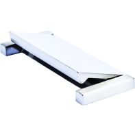 Handle "Placca", Swivel plate, matte chrome
