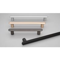 Yarra Handle 128mm C to C Matt Silver Paint