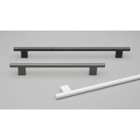 Eibar Handle 12mm Stainless Steel 224mm with C to C 160mm Graphite Powder Coat#3