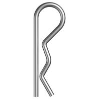 R Clip (Humpback Pin) Zinc Plated B15 M7