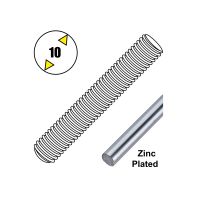 Threaded Rod Lo-Tensile DIN975 Zinc Plated M10 x 1m