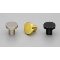 Knob 30mm Aluminium Black Anodised Matt Black#3