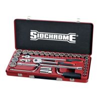 1/2" Dr Socket Set Metric Sidchrome (33 Piece)