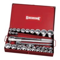 3/4" Dr Socket Set Metric/AF Sidchrome (32 Piece)