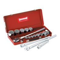 3/4" Dr Socket Set Metric Sidchrome (17 Piece)