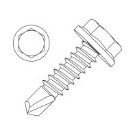 Self Drilling Screw (SDS) CL 2 Hex Head 10-16 x 16mm 