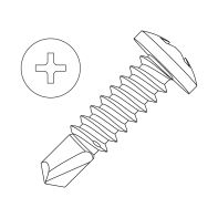 Self Drilling Screw (SDS) CL 2 Flat Head 10-16 x 16mm 