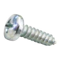 Pan head screw, full thread (self-tapping), Phillips, 3.5 x 12mm, incl. driver bit, zinc plated, box of 1000