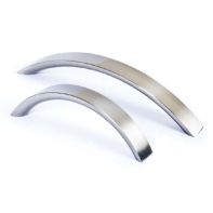 Handle "Sierra", flat bow, brushed nickel