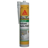 SikaBond Instant Nails Fast Construction Adhesive White Sika 503605 Cartridge 290ml