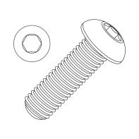 Socket Head Button Screw Stainless Steel G316/4 M4 x 6mm