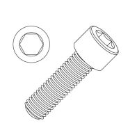Socket Head Cap Screw Alloy Steel Plain UNF 1/2 x 2.1/4"