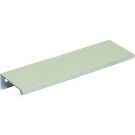 Handle "Tarra" Finger Pull 1.5m length. face fix w/screws Satin Alum