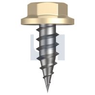 Stitching Screw CL 3 Hex Head Needle Point 8 x 15mm - Classic Cream