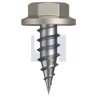 Stitching Screw CL 3 Hex Head Needle Point 8 x 15mm - Dune