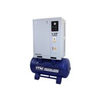ITM Air Compressor, Silenced Cabinet, 3 Phase, 5.5HP, 270L, FAD 465 L/min (TM355-55270)