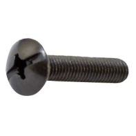 Machine screw, truss head, long serrated under head
