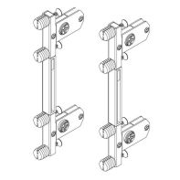 Topaz slimline drawer system quick-dowel front brackets H167/199 (set)