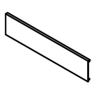 Topaz slimline drawer system V2 inner drawer front panel (flat, white), 1200mm, each