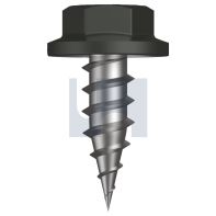 Stitching Screw CL 3 Hex Head Needle Point 8 x 15mm - Woodland Grey
