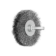Crimped Wire Wheel Brush Steel Shaft Mounted Pferd 30x0.20x6mm 6mm Shaft