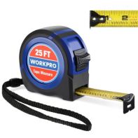 Workpro Plastic Tape Measure With Nylon Blade 7.5M/25Ft